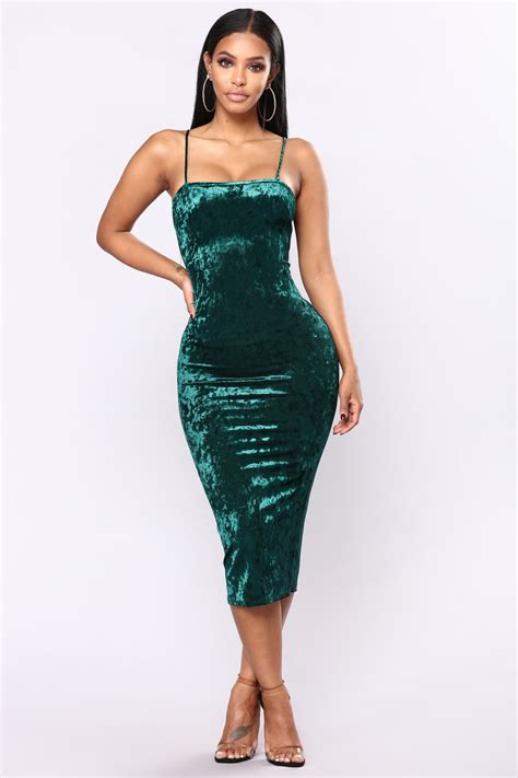 green dresses fashion nova.